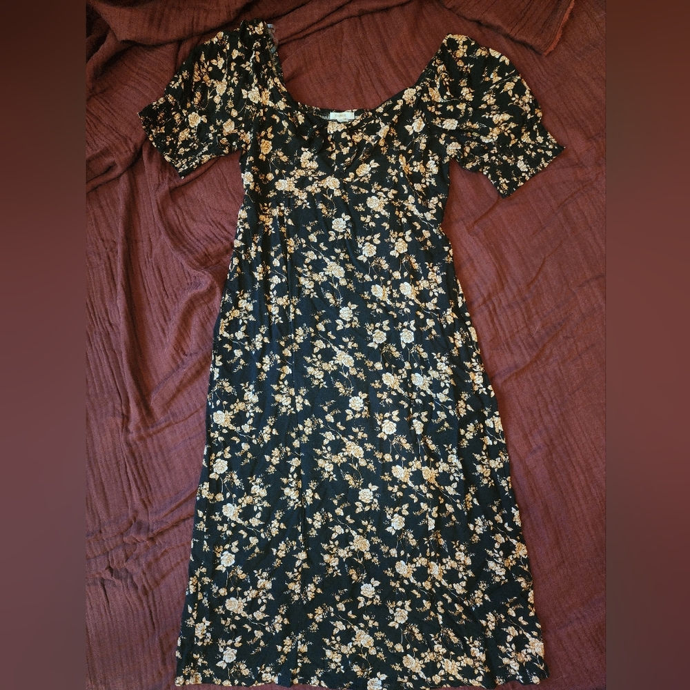 Spring Maurices M floral ankle-length dress with pockets